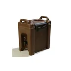 image of Carlisle XT250001 Cateraide Xt 2-1/2 Gal Insulated Beverage Server, Brown Polyethylene, Sure-Latch
