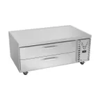 image of Victory CBF52HC-1 52" 2 Drawers Freezer Chef Base, Flat Top, 9.58 cu. ft.