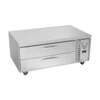 image of Victory CBR52HC-1 52" 2 Drawers Refrigerated Chef Base, Flat Top, 9.58 cu. ft.