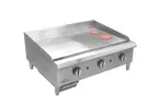 image of Comstock-Castle CCEGG36 36" Countertop Gas Griddle with Manual Controls, 5/8" Steel Plate, 90.000 BTU
