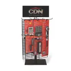 image of CDN D-TBL1 Tabletop Display, (2) 14" X 24" Grids On Rotating Frame