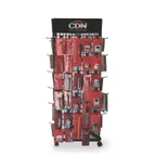 image of CDN D-TRI5 Triangle Dolly, (3) 2' X 5' Grids On Casters, Includes: Grids, Dolly