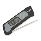 image of CDN TCT572-BK Thermocouple Thermometer, -58 to +572°F, 0.1°F/±1.8°F, 4-1/4" Probe, Blue Backlit, NSF