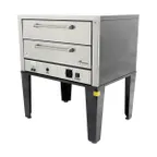 image of Peerless CE61BE 50" Electric Bake & Roast Oven, Double Deck