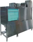 image of Champion 66 PRO-FF-HR 66" Conveyor Dishwasher, 209 Racks/Hr - 100 Gal/Hr - High Temp with Booster