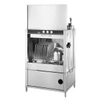 image of Champion PP-20 Front Load, Double Rack Pot/Pan & Utensil Washer with Booster, 25 RPH / 7.5hp
