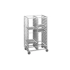 image of Channel 422A 30 Pan Side Load Double Section Aluminum Cafeteria Tray Rack