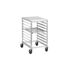 image of Channel 425A/P Half Height Aluminum Bun Pan Rack - (9) 18" x 26" Pan Capacity