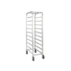 image of Channel AXD521P6 End Load Heavy-Duty Aluminum Platter Rack w/ 9 Shelf Capacity
