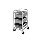 image of Channel BBC-6 End Load Aluminum Mobile Bus Box Cart - 42" x 18" x 41"