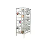 image of Channel CSR-156 82"H Stationary First In, First Out Aluminum Can Rack, Holds (156) #10 Cans