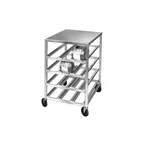 image of Channel CSR-4M 43"H Half Size Mobile Can Storage Rack - Aluminum Top