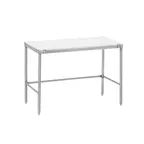 image of Channel CT272 Work Table, Poly Top, 72"W X 24"D X 34"H