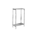 image of Channel DR2460-2 NSF All-Welded 2 Shelf Aluminum Dunnage Shelving - 60" x 24" x 64"