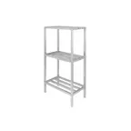 image of Channel ED2448-3 NSF All-Welded 3 Shelf Aluminum Dunnage Shelving - 48" x 24" x 64"