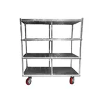 image of Channel FTDR-3 Mobile Tray Drying Rack, Aluminum , All-Welded, 63"W x 30"D x 60"H