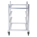 image of Channel GRR-83 Aluminum Dish Dolly, 4-Rack 20x20, Silver, 36H, NSF Certified
