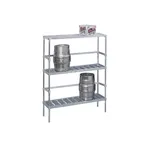 image of Channel KAR60 6 Keg Aluminum Adjustable Keg Rack - 60”W x 17”D x 68”H