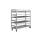 image of Channel MC2472-3 Aluminum Mobile Queen Mary / Flight Cart with 3 Shelves