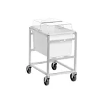 image of Channel PBA001 Assembled End Load Aluminum Spice / Food Box Rack w/ 1 Poly Box