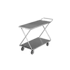 image of Channel STKG300H Chrome Plated Steel Stocking Truck w/ Polished Deck / Handle