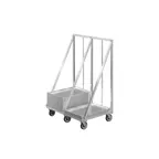 image of Channel XBPT-2 Heavy Duty Aluminum Bun Pan Dolly Truck, 200 Pan Capacity, 40.75W x 26.5D x 55H, 50lbs