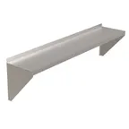 image of Choice Equipment SU96-7218-S Solid Stainless Steel Wall Mounted Shelf - 72" x 18"