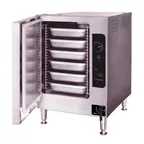 image of Cleveland 22CET62082403EZTQS Electric Countertop Boilerless Convection Steamer w/ 6 Pan, Plumbed