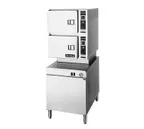 image of Cleveland 24CSM Classic Series 6 Pan Convection Steamer w/ Steam Coil Generator, Cabinet Base