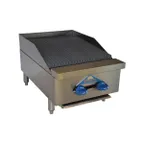 image of Comstock-Castle 3218LB 18" Countertop Gas Lava Rock Charbroiler w/ (2) Burners, 40.000 BTU