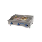 image of Comstock-Castle 3230MG 30" Countertop Gas Griddle with Manual Controls, 1" Steel Plate, 72.000 BTU