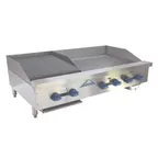 image of Comstock-Castle 3248-30-1.5RB 48" Countertop Gas Griddle/Charbroiler Combination, 112.000 BTU
