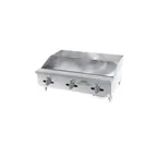 image of Comstock-Castle 3872TG 72" Countertop Gas Griddle with Thermostat / Solid State Controls, 180.000 BTU