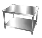 image of Comstock-Castle 48BS-SS Countertop Cooking Equipment Stand w/ 48"Wx20"Dx25"H, Open Base