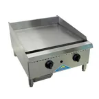 image of Comstock-Castle CCHG-36-1 36" Countertop Gas Griddle with Manual Controls, 1" Steel Plate, 90.000 BTU