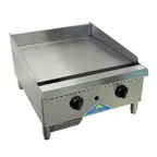 image of Comstock-Castle CCHG-36T-1 36" Countertop Gas Griddle with Thermostat / Solid State Controls, 90.000 BTU
