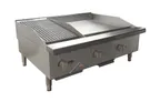 image of Comstock-Castle CS-12C-24G 36" Countertop Gas Griddle/Charbroiler Combination, 95.000 BTU