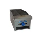 image of Comstock-Castle ELB18 18" Countertop Gas Lava Rock Charbroiler w/ (2) Burners, 36.000 BTU