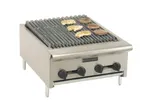 image of Comstock-Castle ERB18 18" Countertop Gas Radiant Charbroiler w/ (2) Burners, 36.000 BTU