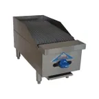 image of Comstock-Castle FHP12-1LB 12" Countertop Gas Lava Rock Charbroiler w/ (1) Burner, 25.000 BTU