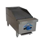 image of Comstock-Castle FHP12-1RB 12" Countertop Gas Radiant Charbroiler w/ (1) Burner, 25.000 BTU