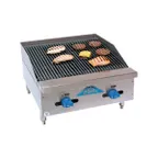 image of Comstock-Castle FHP24-2RB 24" Countertop Gas Radiant Charbroiler w/ (2) Burners, 50.000 BTU