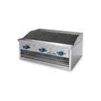 image of Comstock-Castle FHP24-24RBB 24" Countertop Gas Radiant Charbroiler w/ Cheese Melter, 60.000 BTU