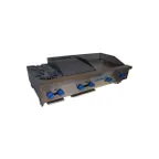 image of Comstock-Castle FHP60-30T-1.5RB 60" Countertop Hotplate/Griddle/Charbroiler-Cheesemelter Combos