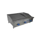 image of Comstock-Castle FHP60-42T-1.5RB 60" Countertop Gas Griddle/Charbroiler Combination, 148.000 BTU