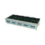 image of Comstock-Castle FHP60 60" Countertop Gas Hotplate with (10) Burners, Manual Controls, 240.000 BTU