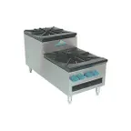 image of Comstock-Castle SUCSP36 36" Gas Stock Pot Range, (4) Three Ring Burners w/ Step-Up, 440.000 BTU
