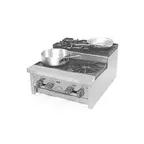 image of Comstock-Castle FSU3218 48" Gas Restaurant Range, (8) Open Burners w/ (4) Step-Up, (2) Space Saver Ovens, 242.000 BTU 