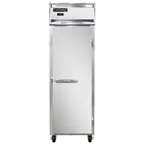 image of Continental Refrigerator 1FNSAPT 26" One Section Pass-Thru Freezer w/ 2 Solid Doors, Stainless Steel Exterior, 21 cu. ft.