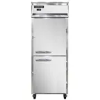 image of Continental Refrigerator 1FESNHD 28" One Section Reach-In Freezer w/ 2 Half Solid Doors, 18 cu. ft.